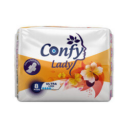 Confy Lady Hijyenik Ped Ultra Long 8 Adet - 1