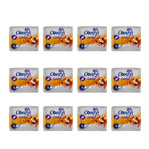 Confy Lady Hijyenik Ped Ultra Long 96 Adet - Confy Lady
