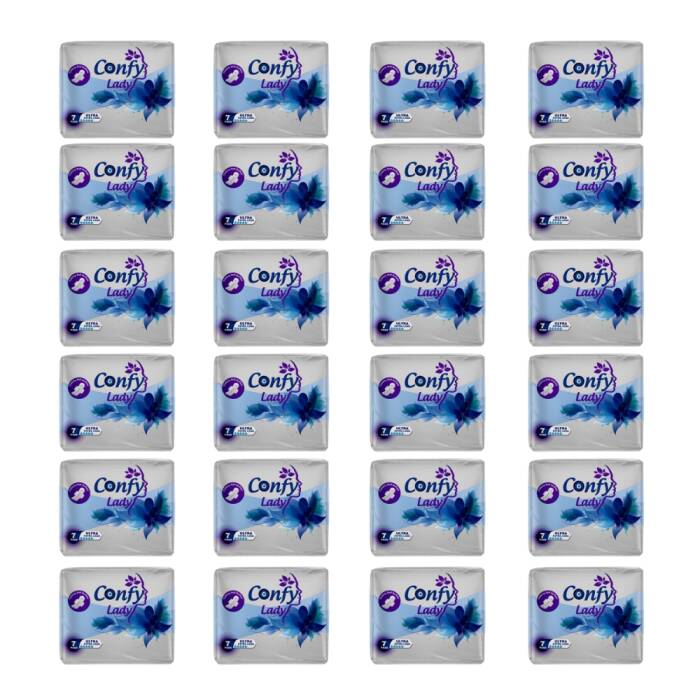 Confy Lady Ultra Extralong Hijyenik Ped 168 Adet - 1