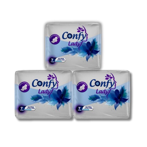 Confy Lady Ultra Extralong Hijyenik Ped 21 Adet - Confy Lady