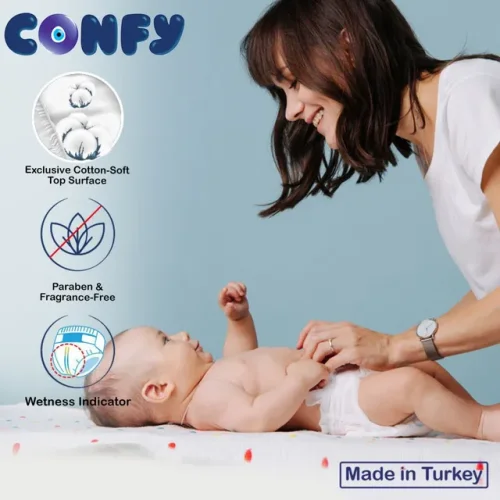 Confy Premium 1 Numara Bebek Bezi Yenidoğan 2 - 5 Kg 70 Adet - 3