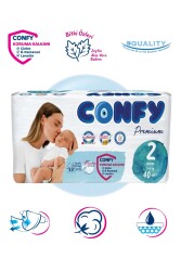 Confy Premium 2 Numara Bebek Bezi Mini 3 - 6 Kg 40 Adet - 1