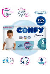 Confy Premium 5 Numara Bebek Bezi Junior 11 - 18 KG 176 Adet - 2