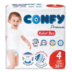 Confy Premıum Kulot Bebek Bezi 4 Maxi Ekonomik 30 lu - 1