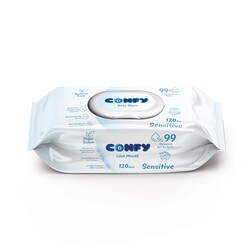 Confy Premium Sensitive Islak Mendil 120 Adet - 1
