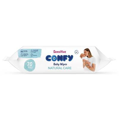 Confy Premium Sensitive Islak Mendil 70 Adet - 2