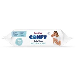 Confy Premium Sensitive Islak Mendil 70 li x 2 Adet - 2