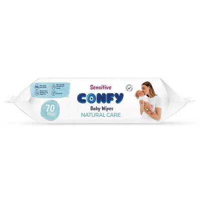 Confy Premium Sensitive Islak Mendil 70 li x 2 Adet - 2
