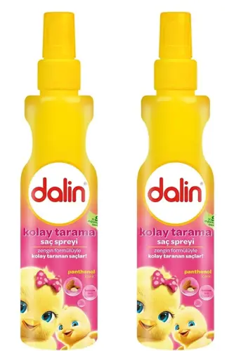 Dalin Badem Özlü Kolay Tarama Saç Spreyi 200 ml 2 Adet - Dalin