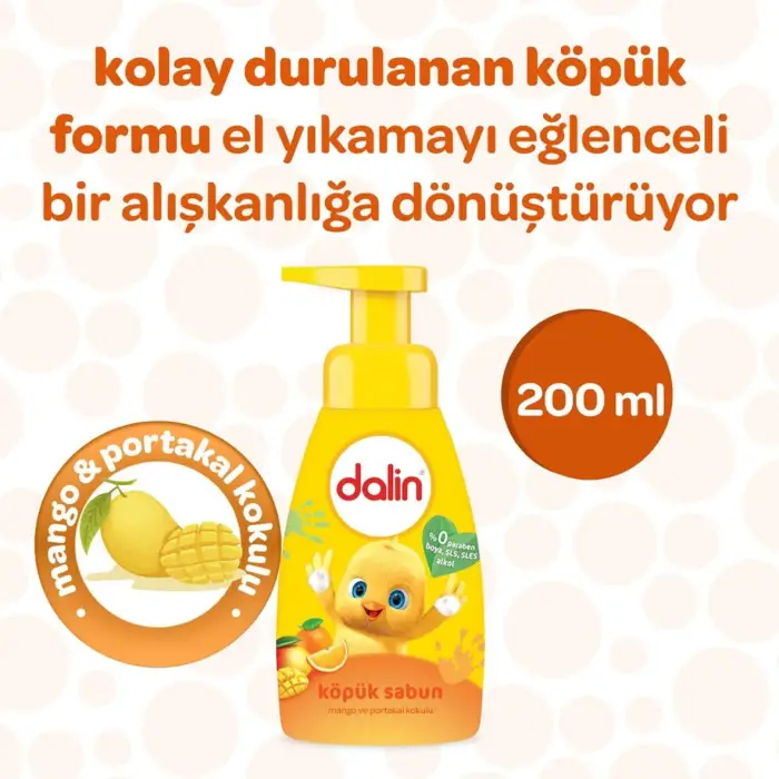 Dalin Köpük Sabun 200 Ml Mango - 2