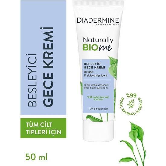 Diadermine Naturally Bio Me Besleyici Gece Kremi 50 ml - 2