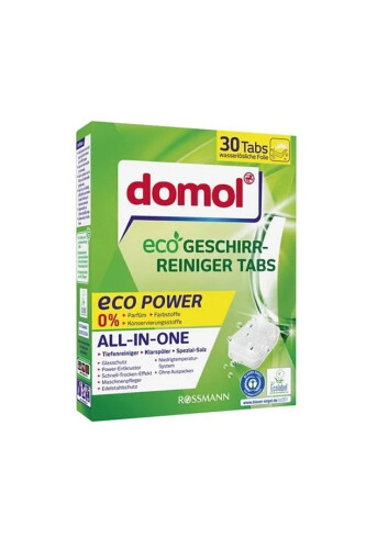Domol Bulaşık Makinesi Tableti Eco 30lu 1 Adet - Domol