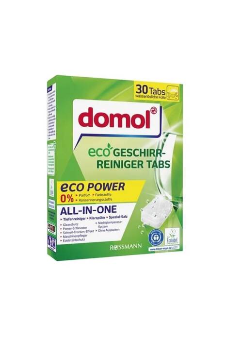 Domol Bulaşık Makinesi Tableti Eco 30lu 1 Adet - 1