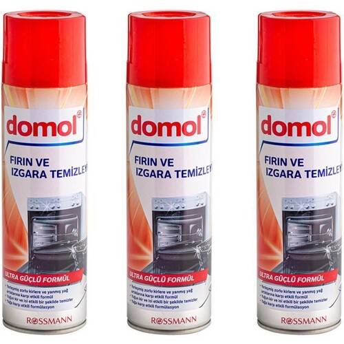 Domol Fırın ve Izgara Temizleyici Köpük 500 ml x 3 lü - 1