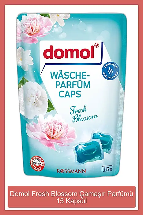 Domol Fresh Blossom Çamaşır Parfümü 15 Kapsül - 2