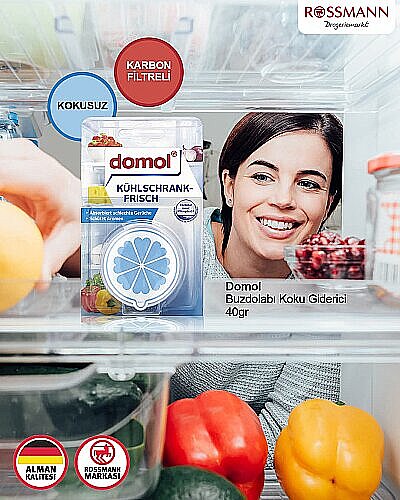 Domol Kokusuz Buzdolabı Deodorantı Kartuş Ve Karbon Filtre 40 Gr (2 Adet) - 3