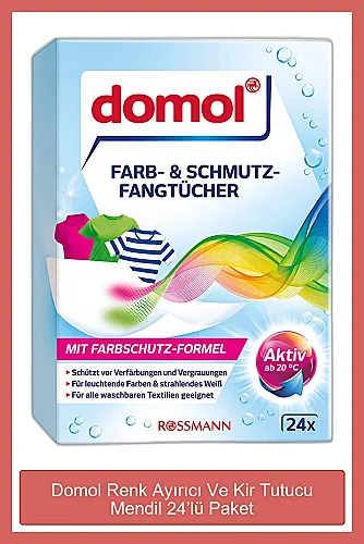Domol Renk Ayırıcı Mendil Çamaşır Makinesi Için 50 li x 3 Adet - 2