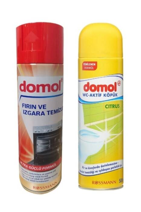 Domol 2 Li Temizlik Seti(wc-aktif Temizlik Köpüğü-fırın Ve Izgara Temizleyici) 301 - 1