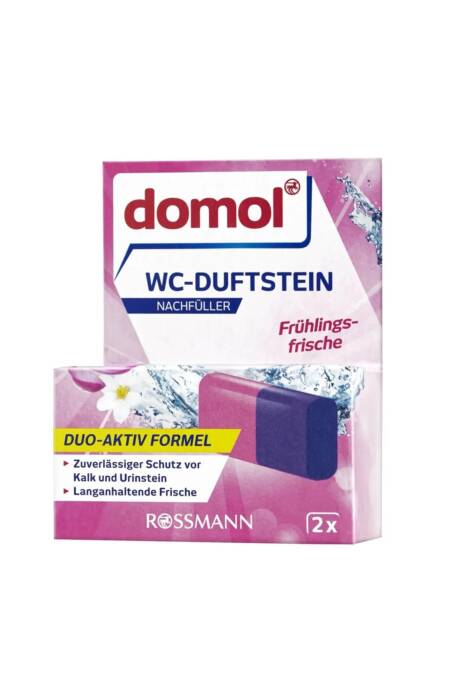 Domol Wc Kokusu - Klozet Blok Yedek Bahar Ferahlığı 2x40 G 80 G - 1