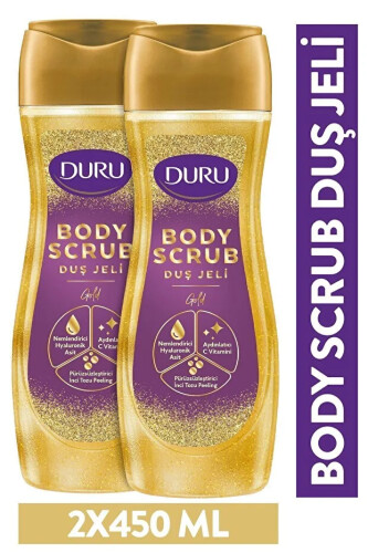 Duru Body Scrub Gold Duş Jeli 2x450 Ml - Duru