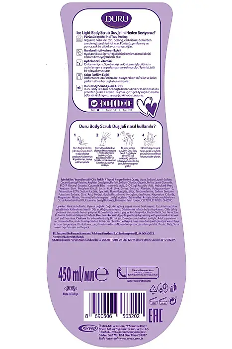 Duru Body Scrub Ice lights Duş Jeli - 3
