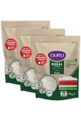 Duru Doğal Granül Matik Sabun Klasik 3 X 1 Kg - Duru