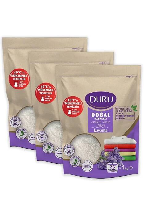 Duru Granül Matik Sabun Lavanta 3 X 1kg - 1