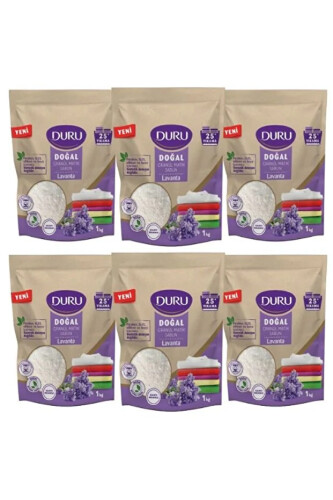 Duru Granül Matik Sabun Lavanta Kokulu 1 Kg.6 Adet - Duru