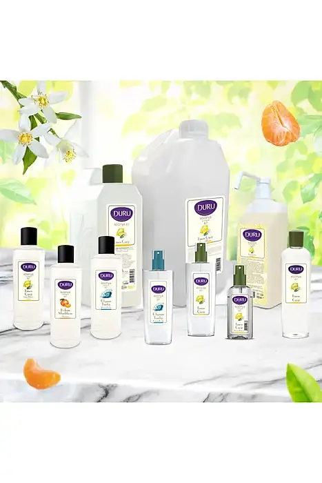 Duru Limon Kolonya 80 Derece 4 lt Bidon Kokusuyla Ferahlatıcı Etki Sağlar 4x900 - 2