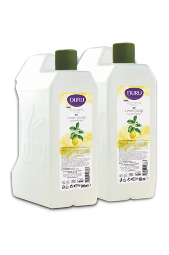 Duru Limon Kolonya Bidon 80 Derece 2x900ml 