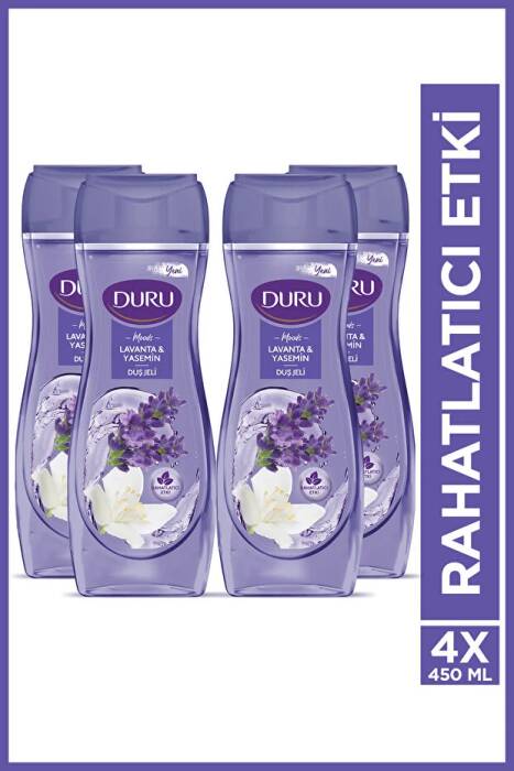 Duru Moods Lavanta Yasemin Duş Jeli 4 x 450 ML - 1