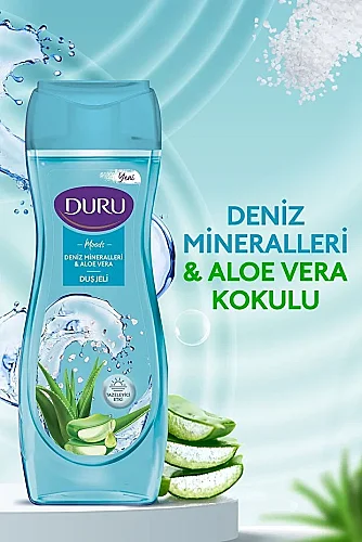Duru Moods ve Aloe Vera Duş Jeli 450Ml,Mineral - 2