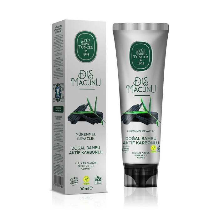 Eyüp Sabri Tuncer Doğal Bambu Karbonlu Diş Macunu 90 ml - 1