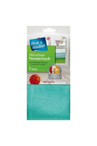 Flink Sauber Mikrofiber Cam Bezi Tekli 40x40 Cm - Domol