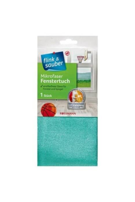Flink Sauber Mikrofiber Cam Bezi Tekli 40x40 Cm - 1
