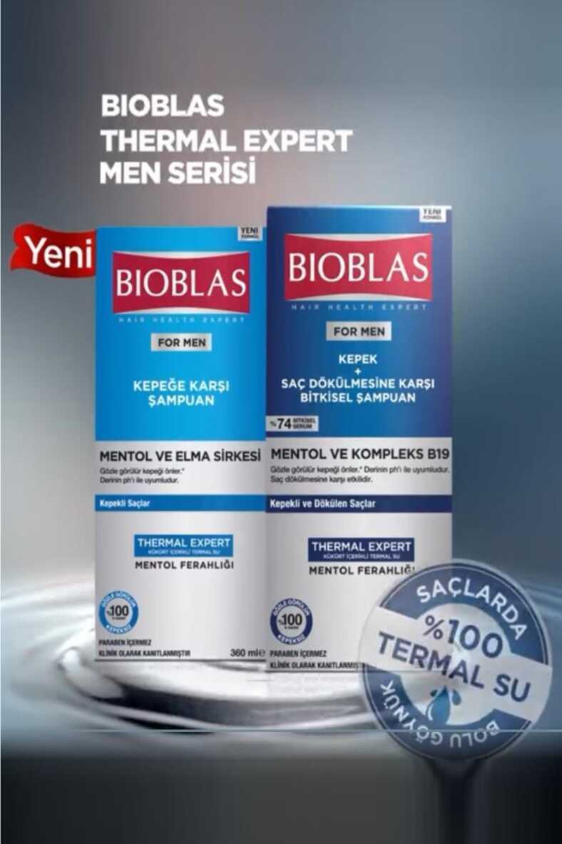 For Men Erkek Mentol ve elma Sirkesi Ve Kompleks B19 Saç Şampuan 360 Ml - 1