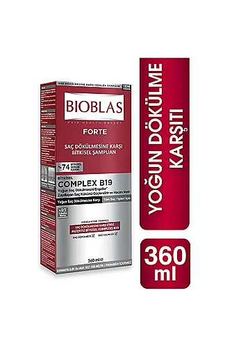 Forte Saç Dökülmesine Karşı Bitkisel Şampuan 360ml - 2