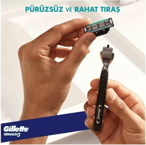 Gillette Mach3 Yedek Erkek Tıraş Bıçağı 2 Li - 4