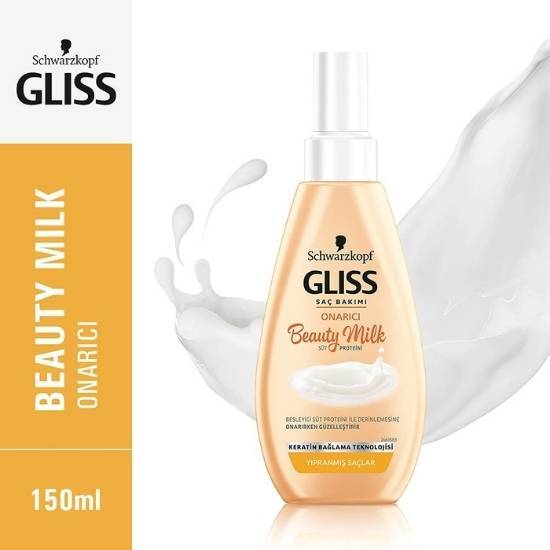 Gliss Beauty Milk Onarıcı Saç Bakım Sütü 150 ml - 2