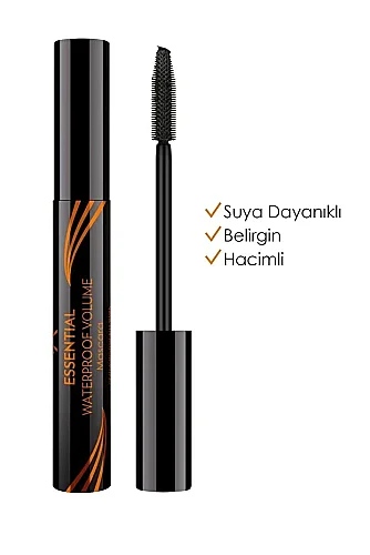 Golden Rose Essential Waterproof Mascara Suya Dayanıklı Maskara 8 ml - 2