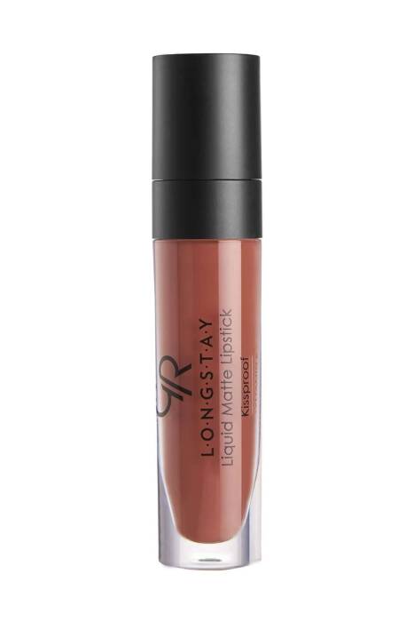 Golden Rose Longstay Liquid Matte Lipstick No:27 Milky Chocolate - Likit Mat Ruj - 8691190856274 - 1