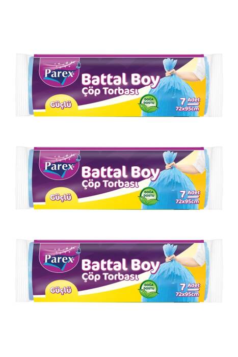 Güçlü Çöp Torbası Battal Boy 3 Lü Paket - 1