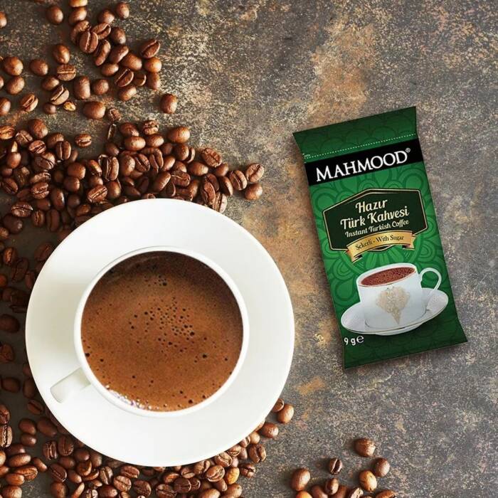 Mahmood Hazır Türk Kahvesi Şekerli Ofis Seti 12 adet X 9 g - 2