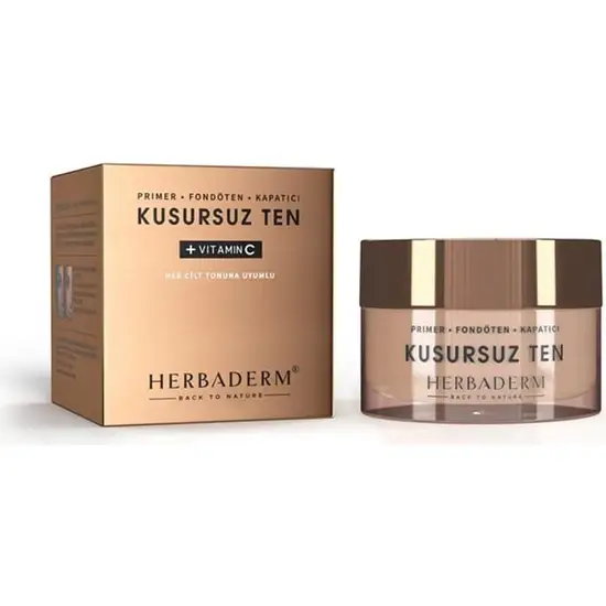 Herbaderm Kusursuz Ten Vitamin C Primer Fondöten Kapatıcı 30 ml - 1