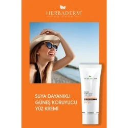 Herbaderm Suya Dayanıklı Güneş Koruyucu Yüz Kremi Uva + Uvb (50+Spf) 75 ml - 4