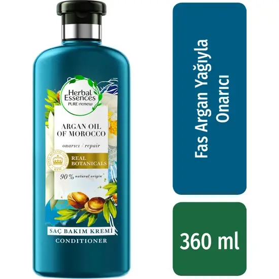 Herbal Essences Saç Bakım Kremi Onarıcı Fas Argan Yağı 360 ml - 1
