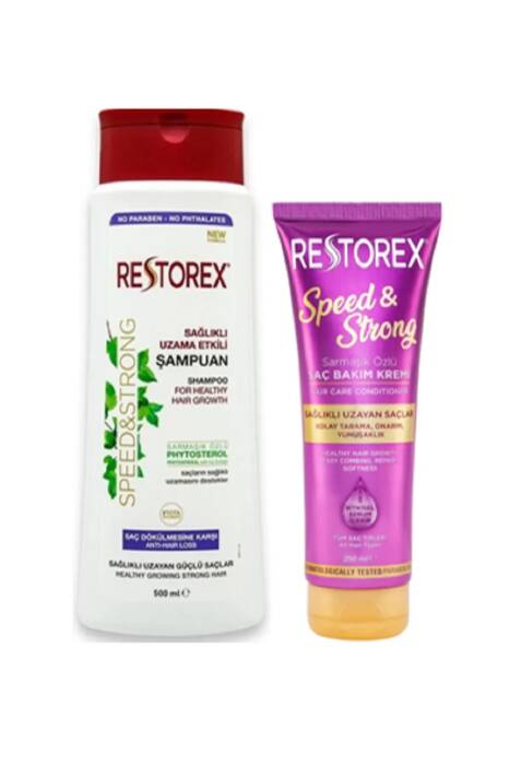 Hızlı Saç Uzatmaya Yardımcı Set: Restorex Şampuan - 1