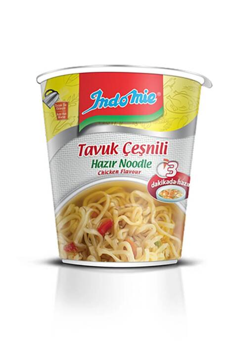 İndomie Bardak Noodle 60 gr Tavuk Çeşnili - 1