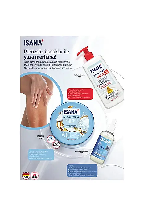 ISANA (%5 Üreli Vücut Losyonu 300 ml %5 Üreli Vücut Sütü 250 ml ) - 2