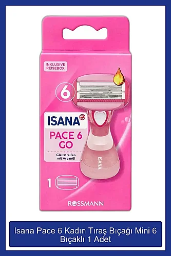 Isana Pace 6 Kadın Tıraş Bıçağı Mini 6 Bıçaklı 1 Adet - 2